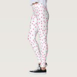 Pink Polka Dots Niedlich & Preppy Leggings<br><div class="desc">Dieses Design zeichnet sich durch ein zufälliges Muster kleiner Polka-Punkte aus! Weitere Farbschemata sowie Koordinaten sind in diesem Design verfügbar. Kontaktieren Sie uns, wenn Sie dieses Design für ein bestimmtes Produkt! Vielen Dank, dass Sie ein DoodleLulu von 2. Juni Bugs Design gesehen haben!</div>