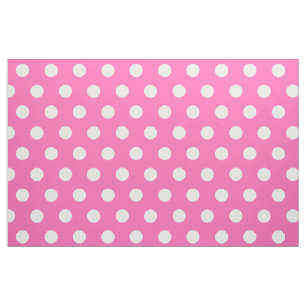 Pink-Polka-Punkt Stoff