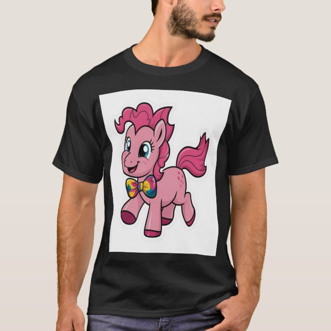 pink pony club sticker T-Shirt (Vorderseite)