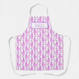 Pink Poodal Hunde Groomer personalisiertes Muster Schürze