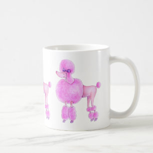 Pink Poodle Hundefibel Tasse