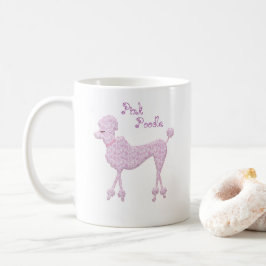 Pink Poodle Lace Retro Vintag Girl Hübsch Kaffeetasse