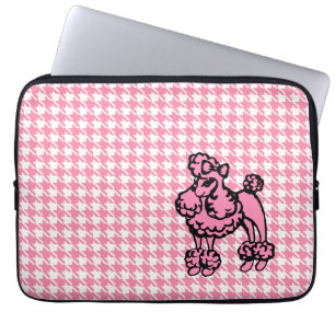 Pink Poodle Laptop Sleeve