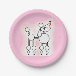 Pink Poodle Party Paper Teller
