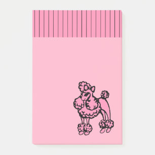 Pink Poodle Post It Notes Post-it Klebezettel