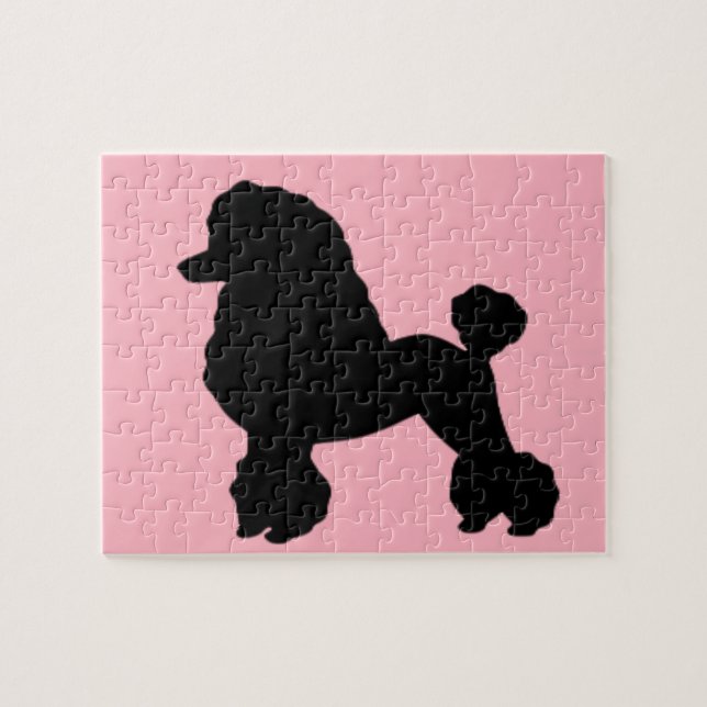 Pink-Poodle-Rock der 50er Jahre  Puzzle (Horizontal)