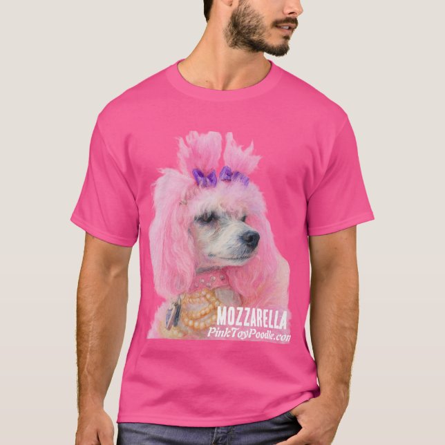 Pink Poodle shirt, poodle shirt (Vorderseite)