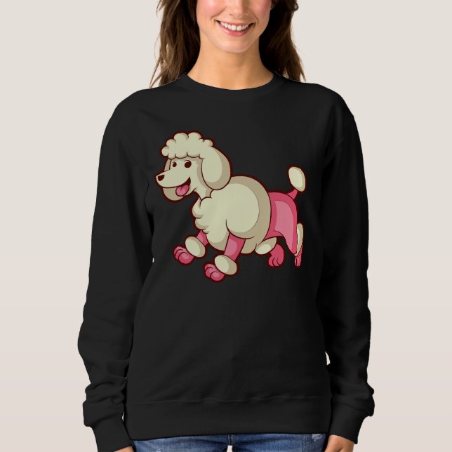 Pink Poodle Sweatshirt (Vorderseite)