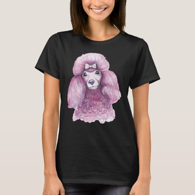 Pink Poodle T-Shirt (Vorderseite)