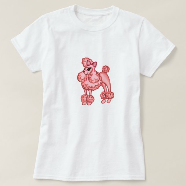 Pink Poodle T - Shirt (Design vorne)