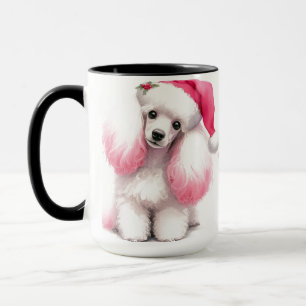 Pink Poodle Weihnachts-Tasse-Cup Tasse