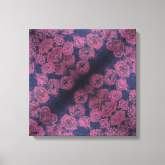 Pink Poppies II Stretched Canvas Print Leinwanddruck (Vorderseite)