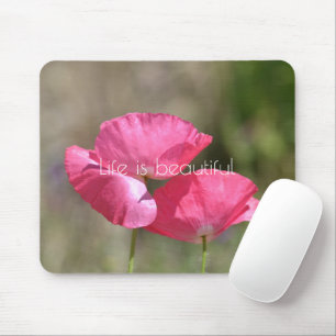 Pink Poppies Mousepad