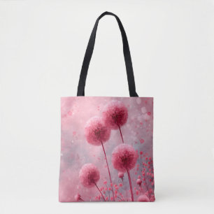 Pink Poppy Tote Bag Tasche