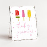 Pink Popsicle Baby Shower Danke für Ihr Kommen Poster<br><div class="desc">Machen Sie Ihre Veranstaltung mit dieser Girl Baby Dusche mit unserem niedlichen und liebevoll bedruckbaren Dankeschön für das Coming Sign mit bezaubernden Süßigkeiten Baby Shower Thema. Laden Sie diese Touch herunter, personalisieren Sie sie und schaffen Sie bleibende Erinnerungen! BS786</div>