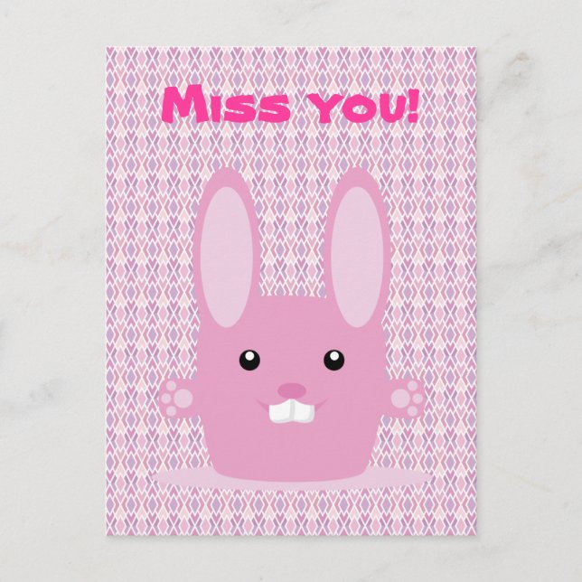Pink Postkarte (Vorderseite)