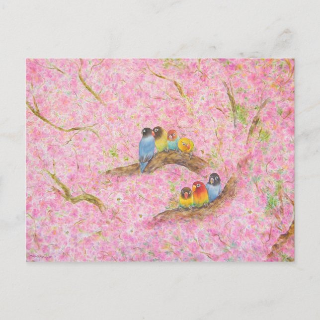 Pink Postkarte (Vorderseite)