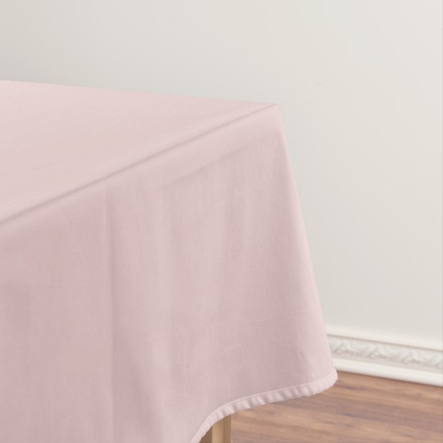Pink Potpourri Pastel Solid Color Print Tischdecke (Beispiel)