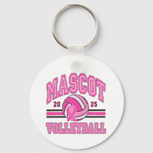 🏐 💖 Pink Power Volleyball 🎗️ Schlüsselanhänger