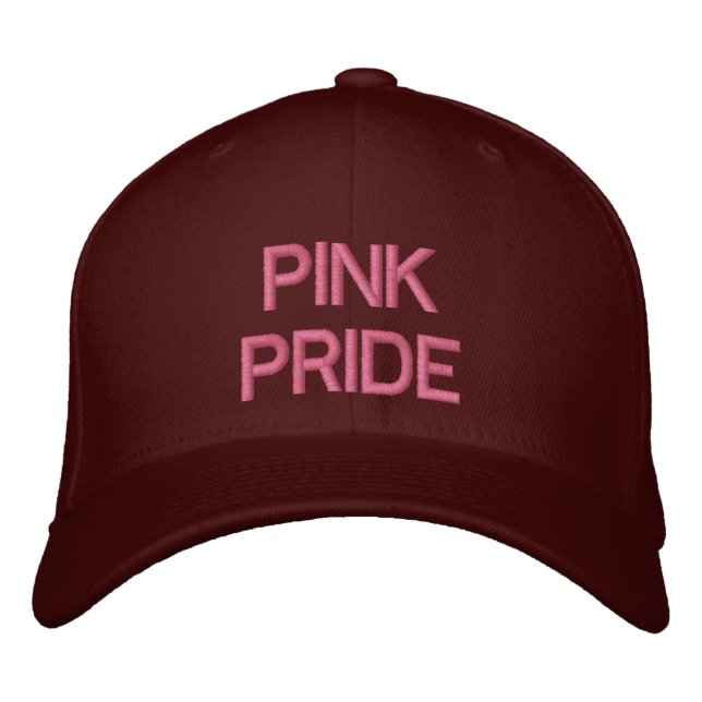 PINK PRIDE - Custom Baseball Cap Bestickte Kappe (Vorderseite)