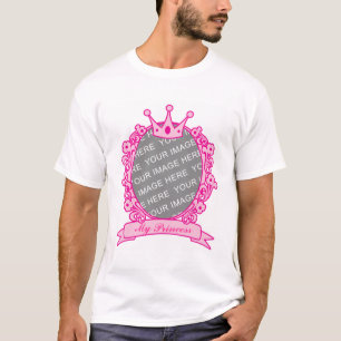 Pink Princess anpassbar T-Shirt