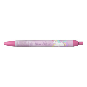 Pink Princess Castle und Niedlich Magical Baby Uni Kugelschreiber