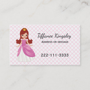 Pink Princess Childs ou carte de réseau maman
