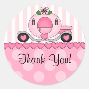 Pink Princess Danke, Aufkleber