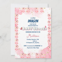 Pink Princess Drachen-Baby-Party