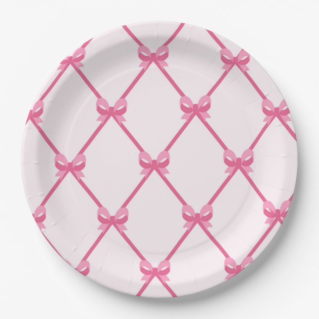 Pink Princess Fantasy Birthday Party Pappteller (Vorderseite)