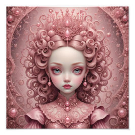 Pink Princess Mark Ryden Style Art Poster Drucken