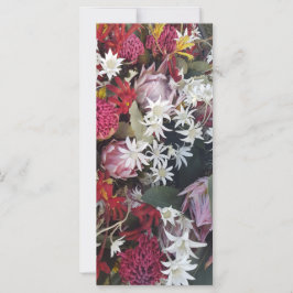 Pink Protea Blume Alle Zweckkarte