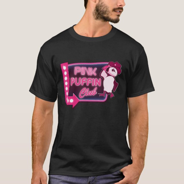 Pink Puffin Club T-Shirt (Vorderseite)