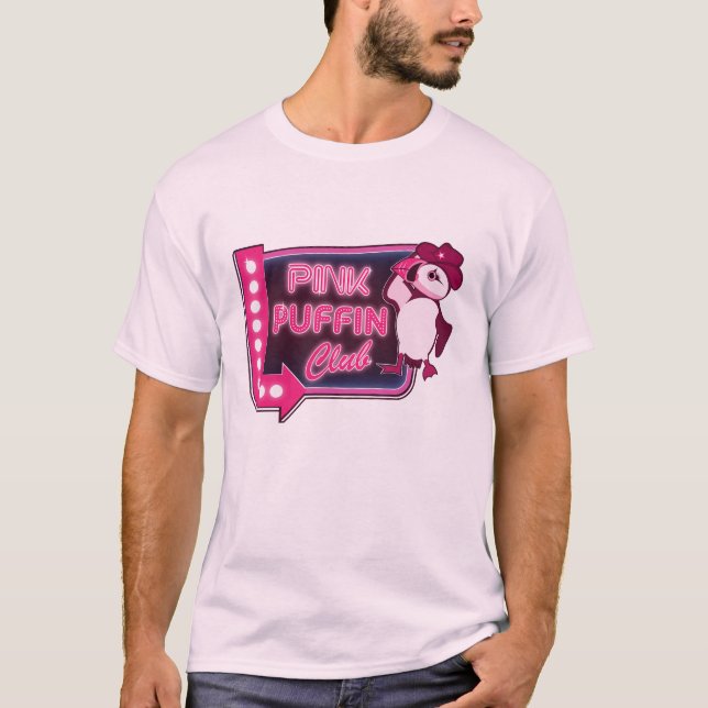 Pink Puffin Club T-Shirt (Vorderseite)