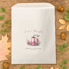 Pink Pumpkin Baby Dusche Candy Favor Taschen Geschenktütchen