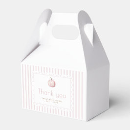 Pink Pumpkin Baby Showbox Geschenkschachtel
