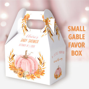 Pink Pumpkin Fall Girl Baby Showbox Geschenkschachtel