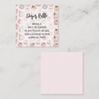 Pink Pumpkins Girl Baby Diaper Raffle