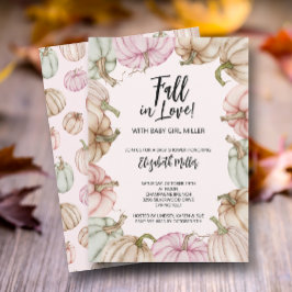 Pink Pumpkins Kinderdusche Einladung