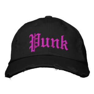 Pink Punk stört schwarzen Hut