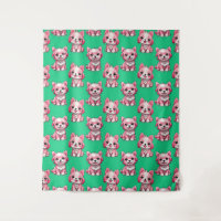 Pink Puppy Dodge Design - Green