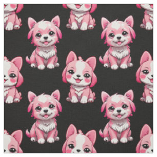 Pink Puppy Dodge Design - Schwarz Stoff