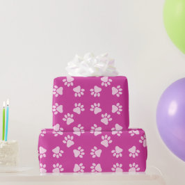 Pink Puppy Party Geschenkwrake, Kinder & Haustiere Geschenkpapier