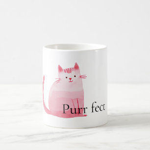 Pink Purffect Cat Kaffeetasse