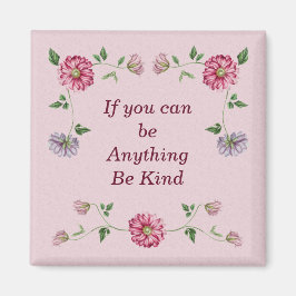 Pink & Purple Floral Vine   Magnet