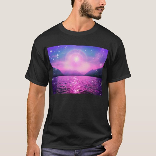 Pink Purple Lake tshirt  (Devant)