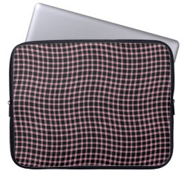 Pink Purple Plaid Checker Seamless Pattern Laptopschutzhülle