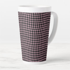 Pink Purple Plaid Checker Seamless Pattern Milchtasse