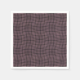 Pink Purple Plaid Checker Seamless Pattern Serviette