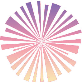 Pink Purple Shine Minimalistische Tasse | Glow Art
